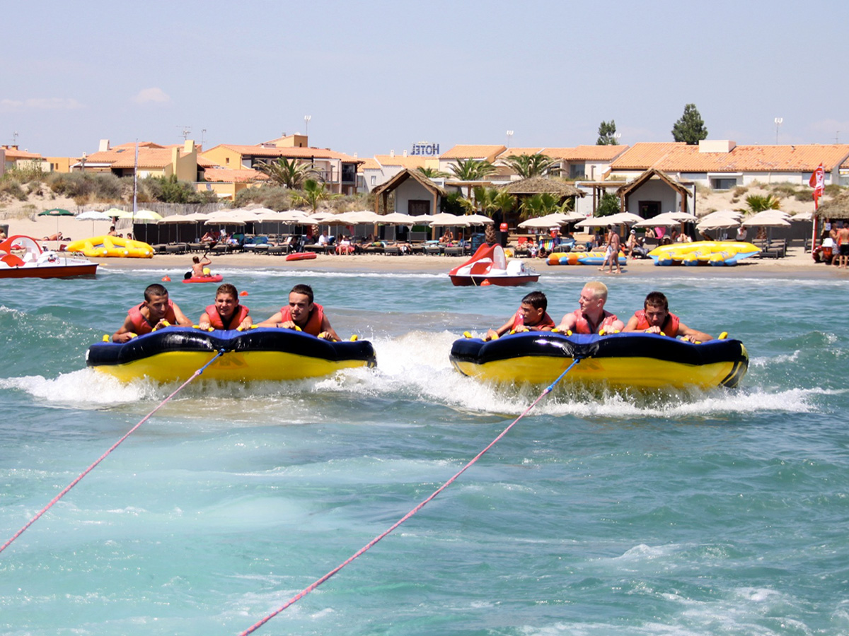 Plage privée Côté Mer au Cap d'Agde - Activités nautiques