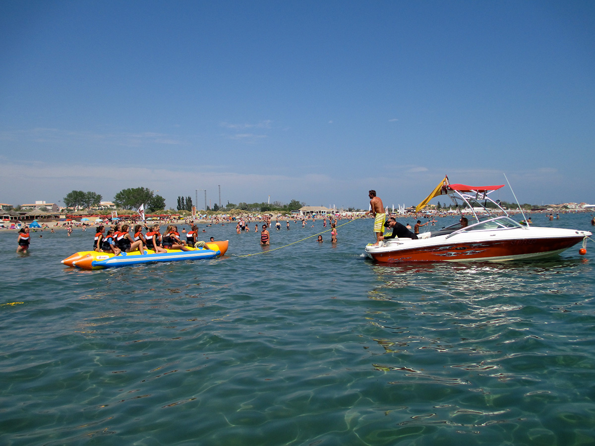 Plage privée Côté Mer au Cap d'Agde - Activités nautiques